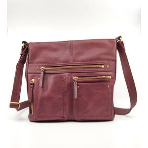 NWOT Inc Red Riverton Messenger Crossbody $59.50